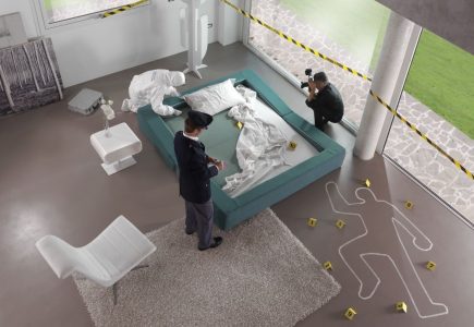 Divano design moderno lineare divano letto tessuto, modello Primo | Gobbo Salotti