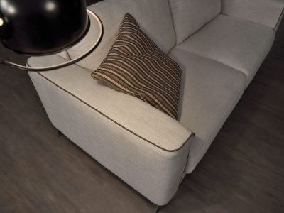 Divano moderno angolare divano letto lineare tessuto, modello Ecuador | Gobbo Salotti