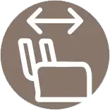 Con schienale mobile